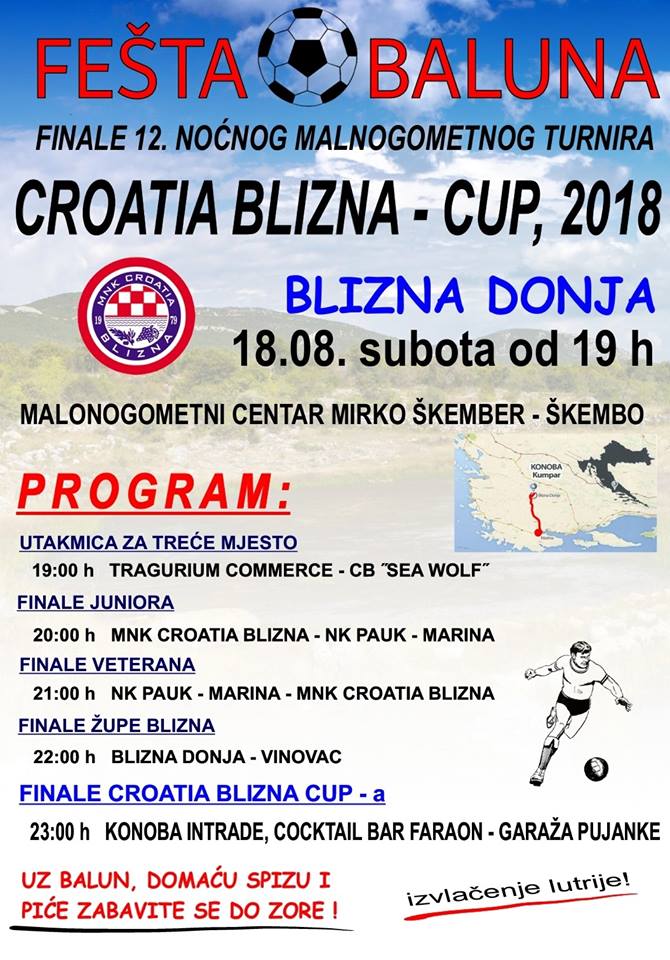 Finale 12. CROATIA-BLIZNA CUPA 2018