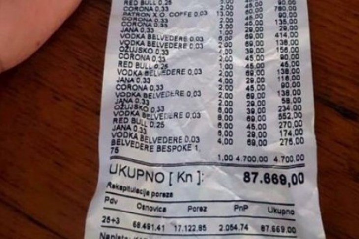 15 tisuća kuna za bocu šampanjca Dom Perignon Rose