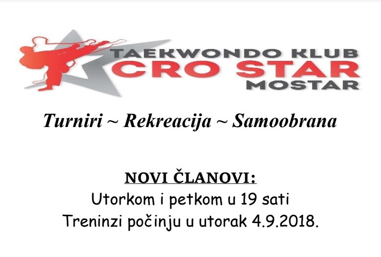 Cro Star vrši upis novih članova