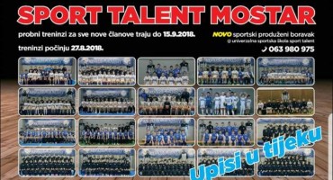 SPORT TALENT Upis novih članova!