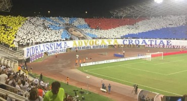 Prekrasna koreografija Torcide: 'Rajska djevo, kraljice Hrvata’ 