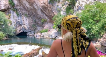 Nakon nastupa u Mostaru Jelena Karleuša uživala na Vrelu Bune