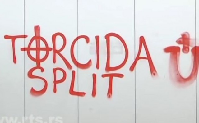Torcida, Split, Beograd, opljačkana benzinska 