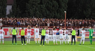 HŠK Zrinjski: Nakon pobjede nad Mladosti Ultrasi pjesmom ispratii Plemiće 