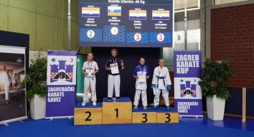 4 odličja sa Zagreb Cupa za karateše Zrinjskog