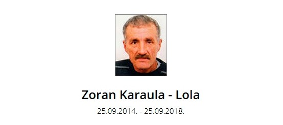 In memoriam Zoran Karaula Lola