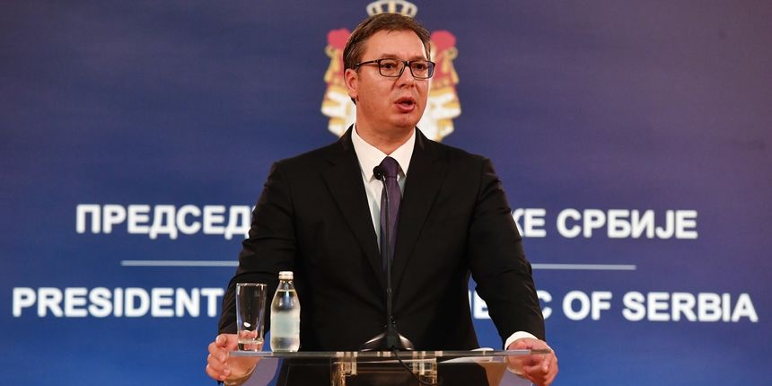 Predsjednik Srbije Aleksandar Vučić optužio je večeras Sjedinjene Države, Veliku Britaniju i Njemačku