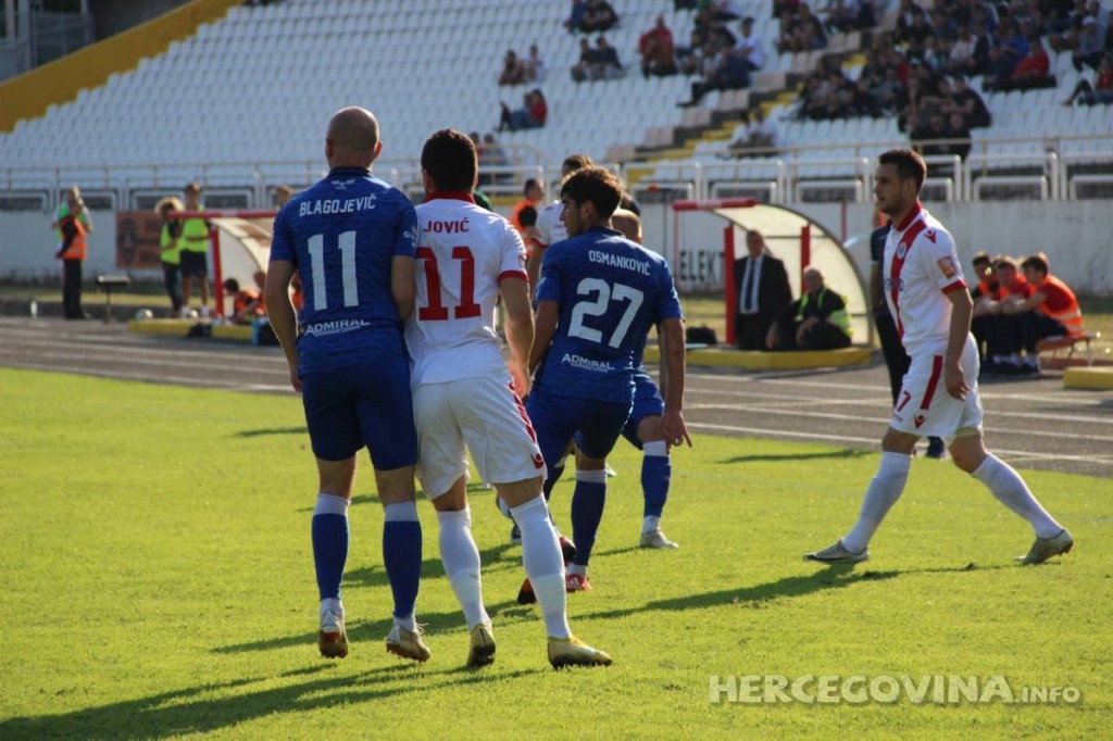 HŠK Zrinjski-FK Željezničar 0:1