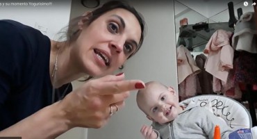 Kad preslatka beba objašnjava mami da ne želi jogurt