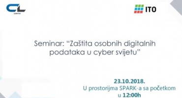 Poziv na seminar Zaštita osobnih digitalnih podataka u cyber svijetu