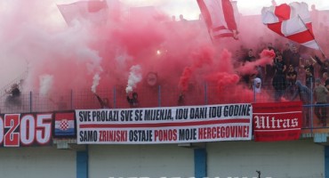 HŠK Zrinjski: Ultarsi napravili navijačku ludnicu u Gabeli