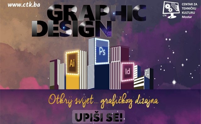 Centar za tehničku kulturu Mostar:Tečaj grafičkog dizajna