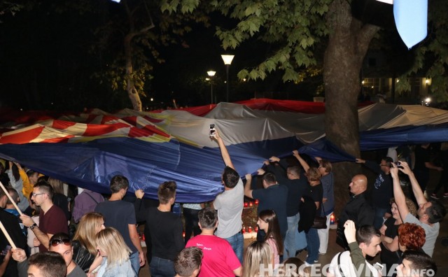 Mostar, prosvjed