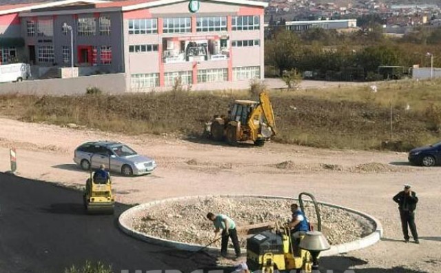 Mostar: Novi asfalt na nedavno 'demontiranom' kružnom toku