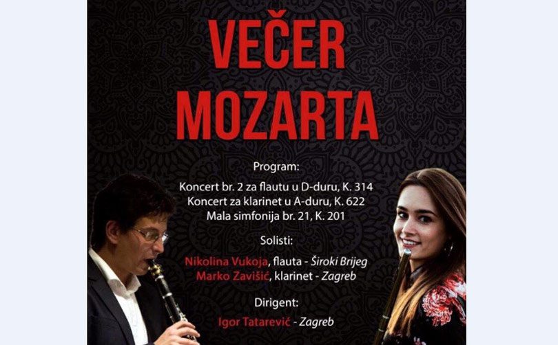 VEČER MOZARTA: Na mostarskom prostoru bogatiji sadržaji