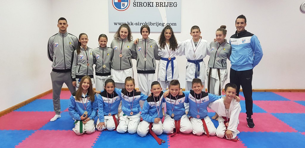 KARATE KLUB Široki Brijeg briljirao u Splitu na Dalmacija Open 2018