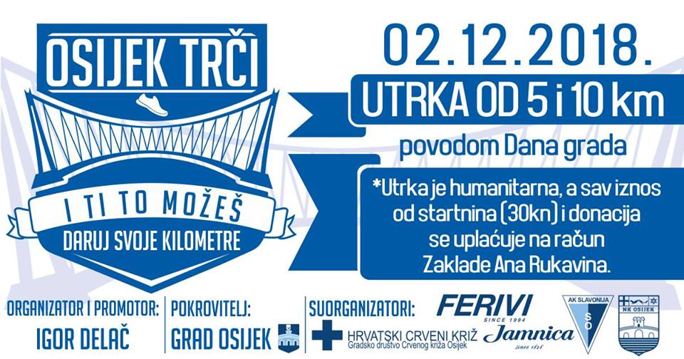 OSIJEK TRČI - I ti to možeš, daruj svoje kilometre
