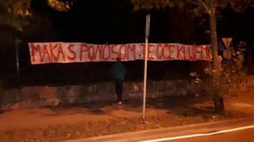 U Mostaru osvanuo transparent podrške Marku Radiću