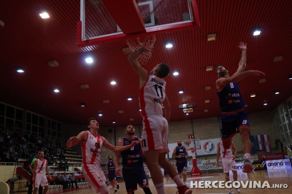 HKK Zrinjski-KK Helios Suns  96-86 (49:45)