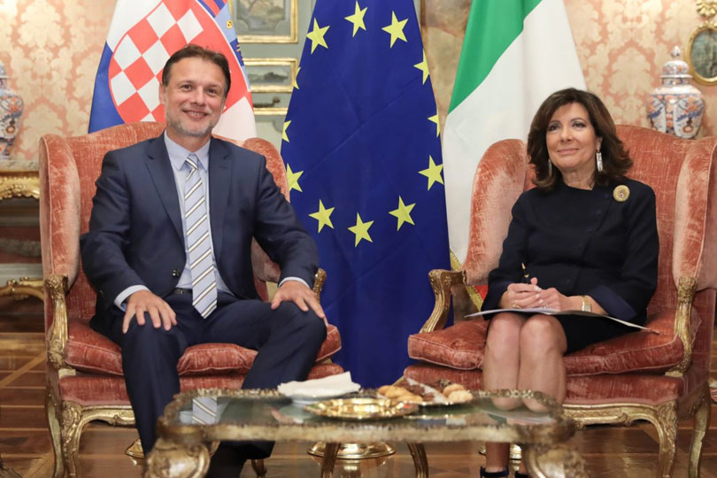 Jandroković s predsjednicom talijanskog Senata: Zabrinut sam za Hrvate u BiH