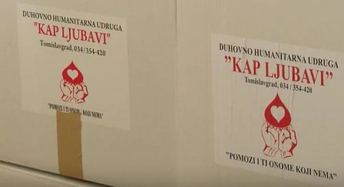 Kap ljubavi: Ispred ckava duvanjskoga Dekanata u nedjelju će se dijeliti prazne kartonske kutije