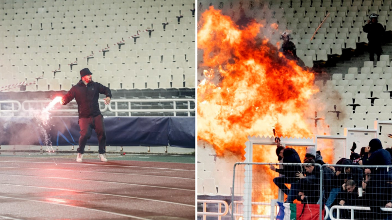 Strava i užas na stadionu AEK-a