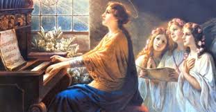 Sveta Cecilija, glezbenici