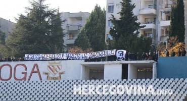 Poruka najvjernijih navijača Zrinjskog: 'Herceg-Bosna živi, heroje ne zaboravlja'