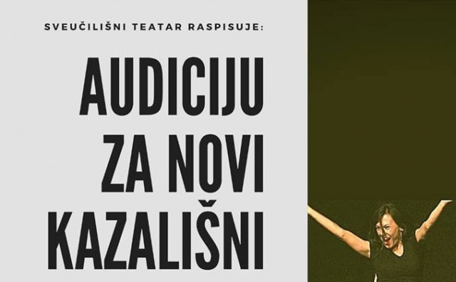 Sveučilišni teatar Mostar raspisuje audiciju za novi kazališni komad