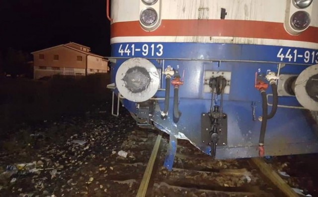 Talgo kod Jablanice udario u kamen, oštećena lokomotiva