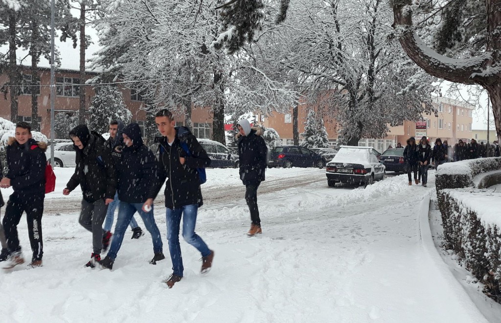 Snijeg stvorio probleme i u Hercegovini, kamioni ostali zaglavljeni na cesti