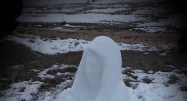 Pravo malo remek djelo: Skulptura snježne Gospe na Blidinju