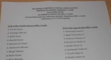 Hrvat Razim Halkić izabran u Medžlis Islamske zajednice Cazin
