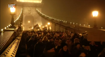 Ni hladnoća ne priječi Mađare da opet prosvjeduju