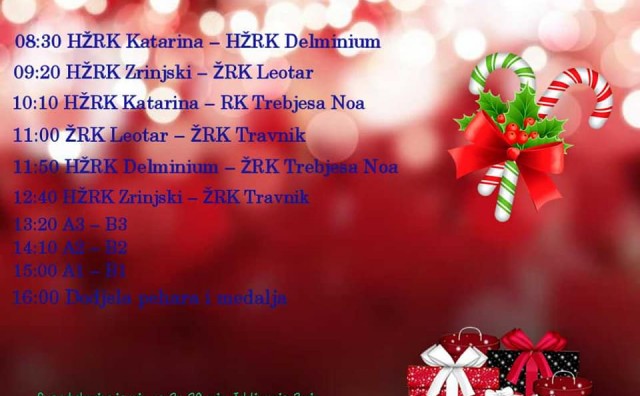 HŽRK Zrinjski za vikend domaćin Božićnog turnira