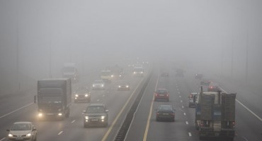 Magla mjestimice vrlo gusta smanjuje vidljivost na dionicama cesta uz riječne tokove i u kotlinama
