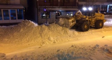 Odvoz snijega iz tomislavgradskih ulica