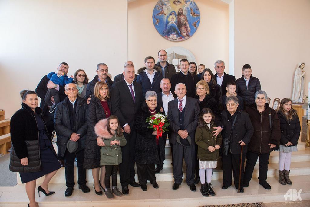 Mate i Mara Zovko iz Pologa proslavili 60 godina zajedničkog života