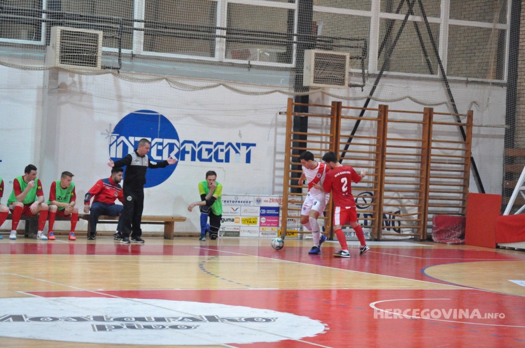 Prva utakmica finala Kupa BiH u futsalu: HFC Zrinjski - MNK Kaskada 2:0