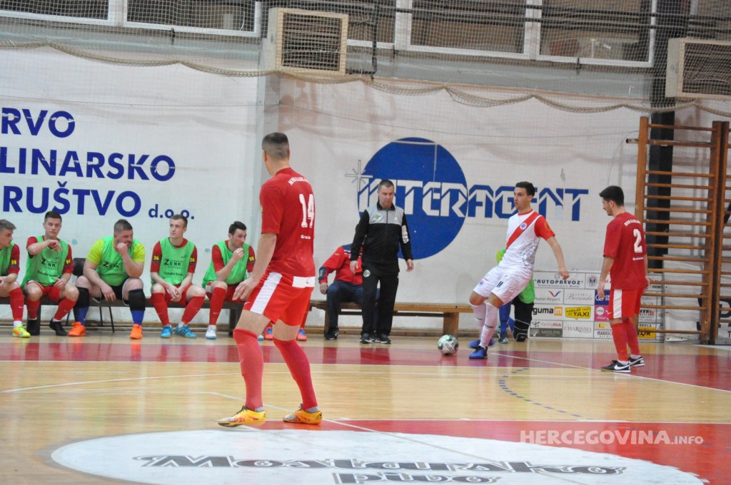 Prva utakmica finala Kupa BiH u futsalu: HFC Zrinjski - MNK Kaskada 2:0