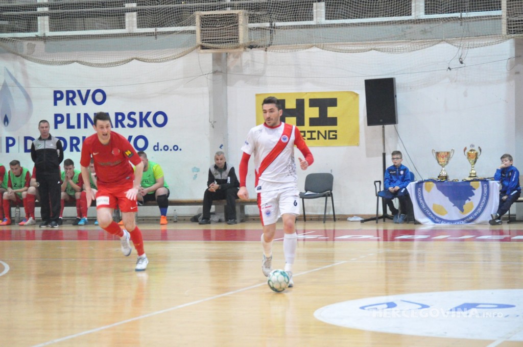 Prva utakmica finala Kupa BiH u futsalu: HFC Zrinjski - MNK Kaskada 2:0