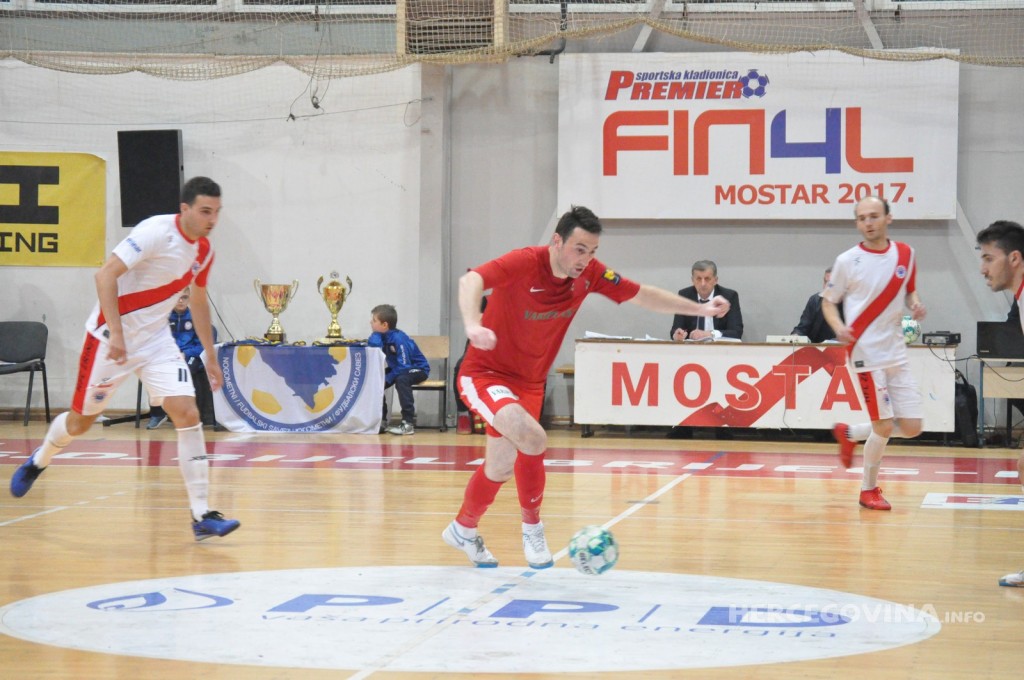 Prva utakmica finala Kupa BiH u futsalu: HFC Zrinjski - MNK Kaskada 2:0