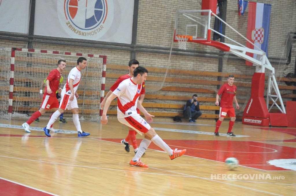 Prva utakmica finala Kupa BiH u futsalu: HFC Zrinjski - MNK Kaskada 2:0