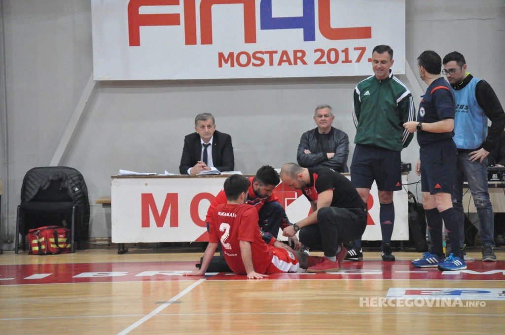 Prva utakmica finala Kupa BiH u futsalu: HFC Zrinjski - MNK Kaskada 2:0