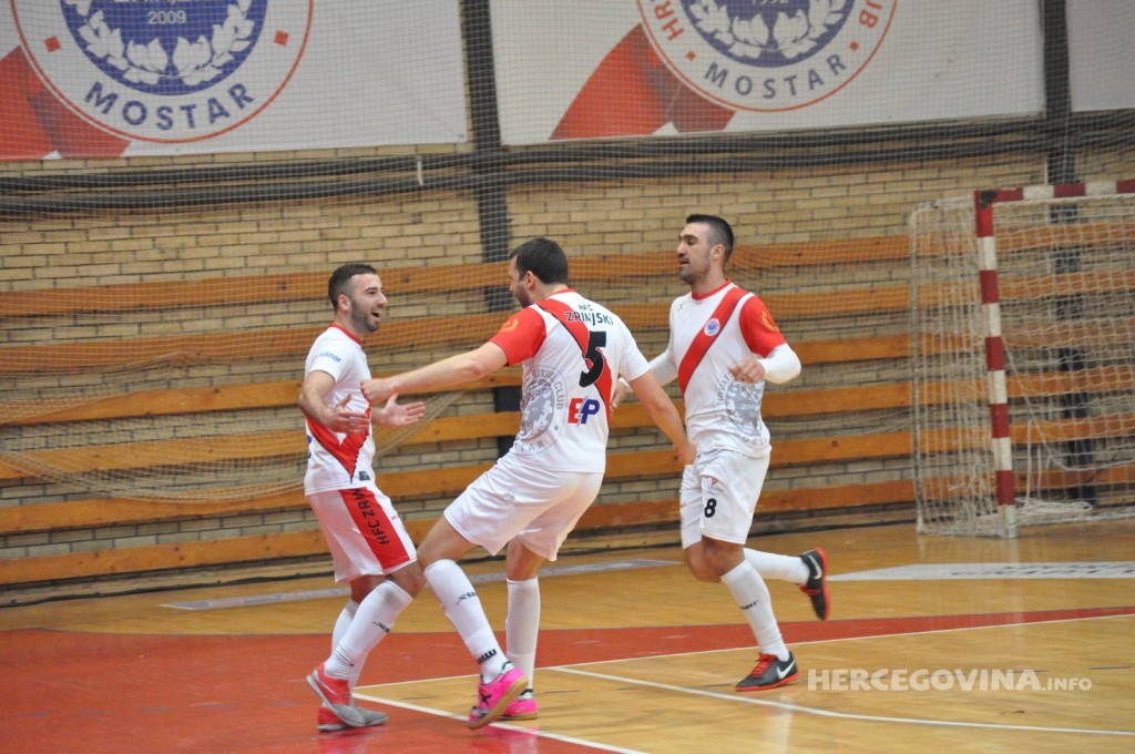 Prva utakmica finala Kupa BiH u futsalu: HFC Zrinjski - MNK Kaskada 2:0
