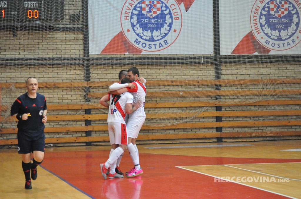 Prva utakmica finala Kupa BiH u futsalu: HFC Zrinjski - MNK Kaskada 2:0
