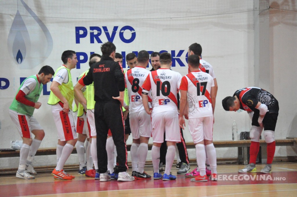 Prva utakmica finala Kupa BiH u futsalu: HFC Zrinjski - MNK Kaskada 2:0