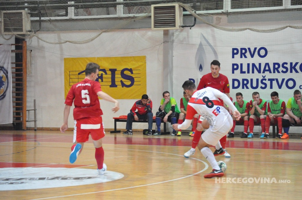 Prva utakmica finala Kupa BiH u futsalu: HFC Zrinjski - MNK Kaskada 2:0