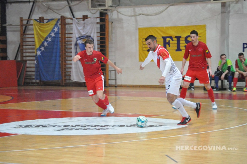 Prva utakmica finala Kupa BiH u futsalu: HFC Zrinjski - MNK Kaskada 2:0