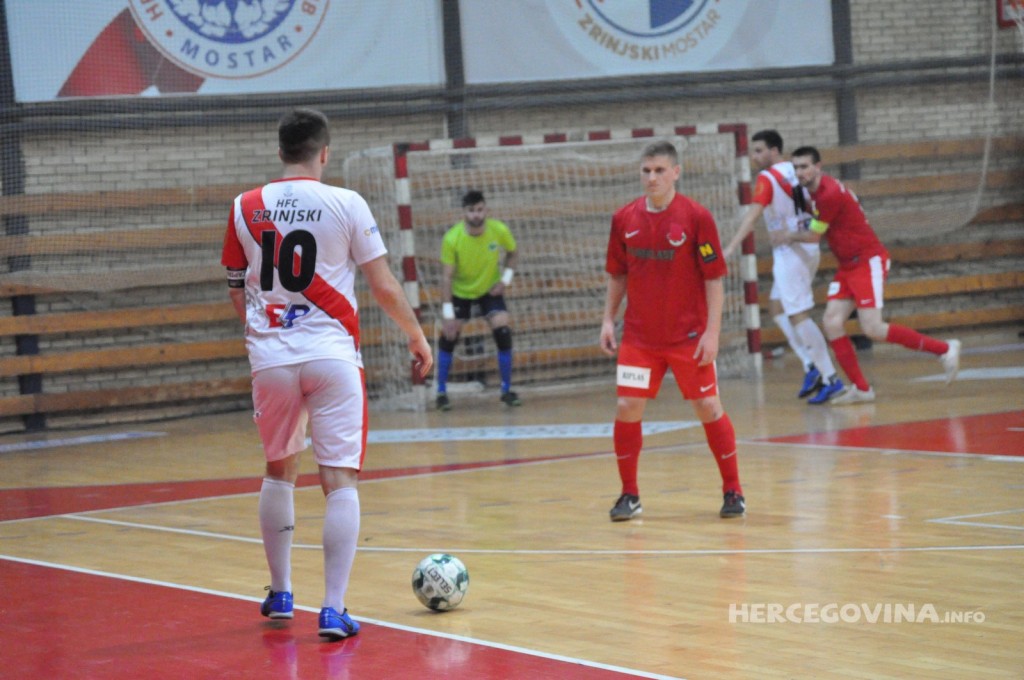 Prva utakmica finala Kupa BiH u futsalu: HFC Zrinjski - MNK Kaskada 2:0
